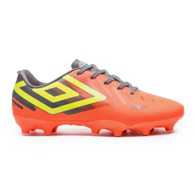 Chuteira Campo Umbro Action Masculino Laranja CORAL/GRAFITE/LIMAO - 40