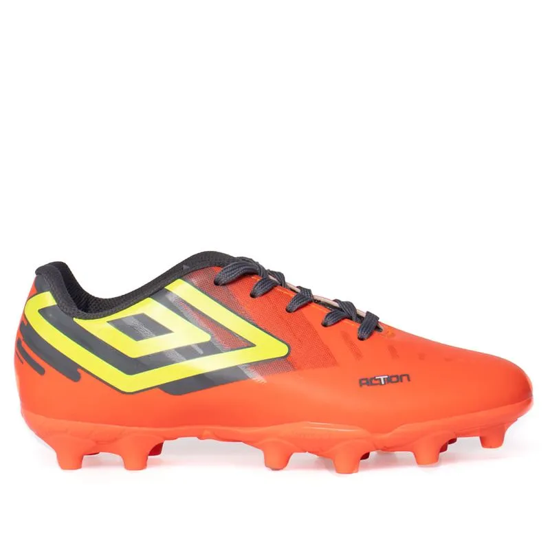 Chuteira Infantil Umbro Campo Action Jr Laranja - 35