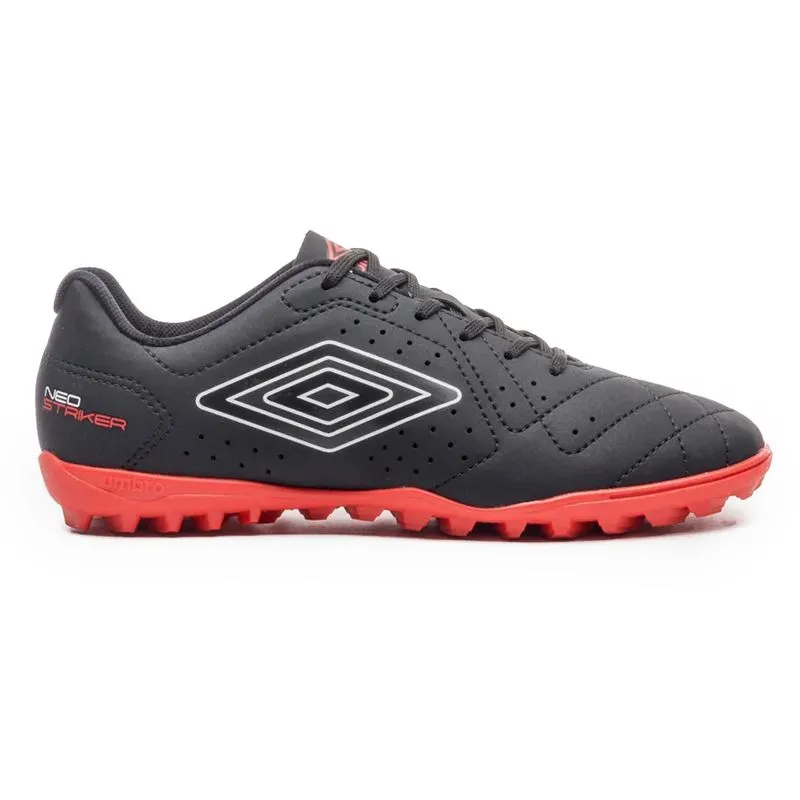 Chuteira Society Umbro Neo Striker Masculina Preta PRETO/VERMELHO/BRANCO - 41