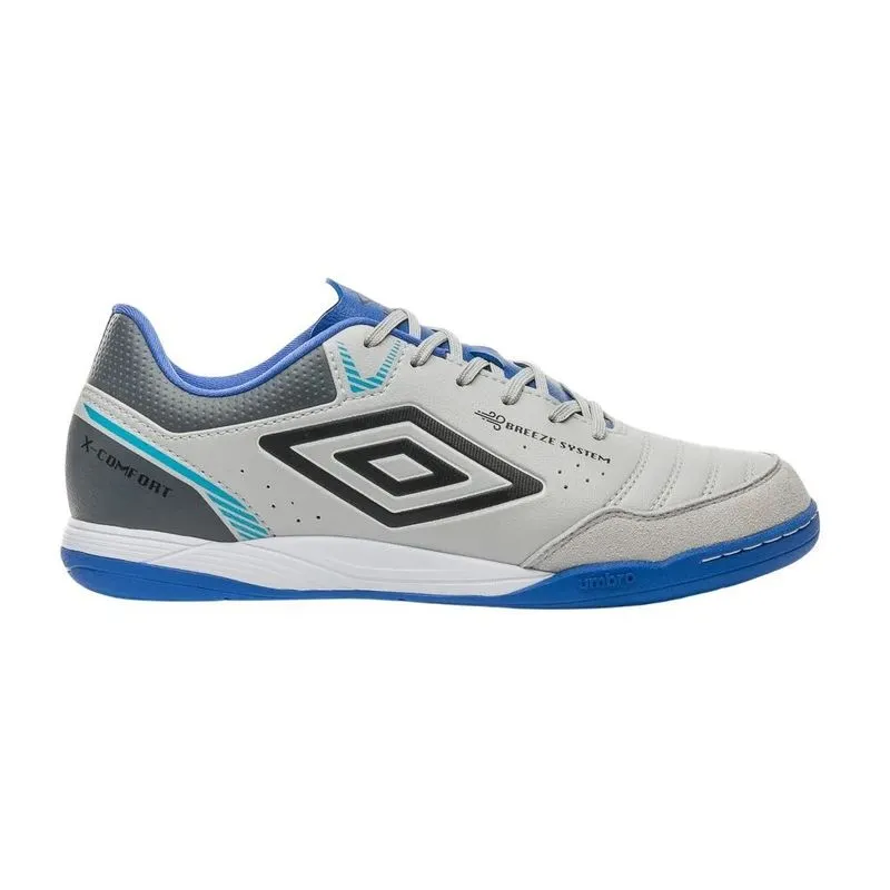 Chuteira Umbro Futsal X-Comfort Masculino U01FB00220-838 42 / Cinza-Azul