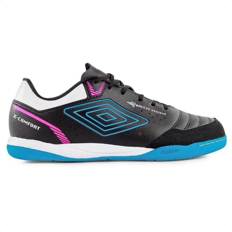 Chuteira Futsal Umbro X-Comfort Masculina 35 / Preta Azul