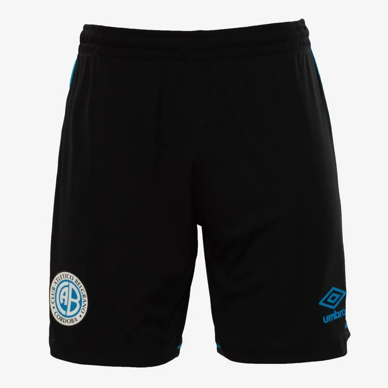 SHORTS UNISEX UMBRO C.A.B OF.1 2025 - NEGRO/CELESTIAL - L
