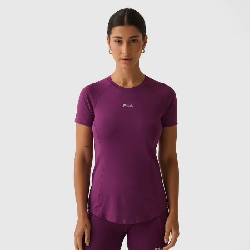REMERA MUJER FILA RACER - UVA - M