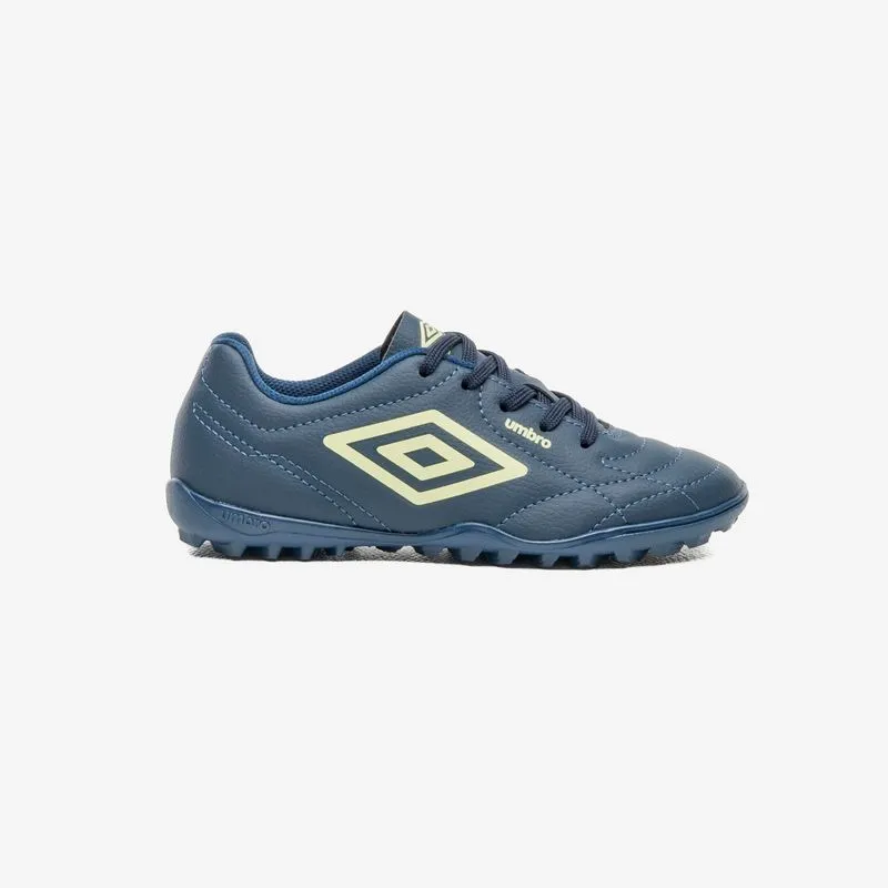 BOTIN SINTETICO UMBRO CLASS FOOTBALLER JR - MARINO/VERDE PISTACHO - 29