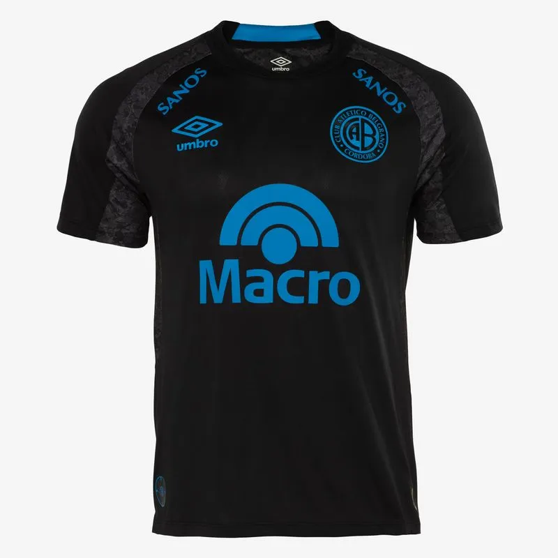 CAMISETA UNISEX UMBRO C.A.B OF.2 2025 - NEGRO/CELESTIAL - XXL