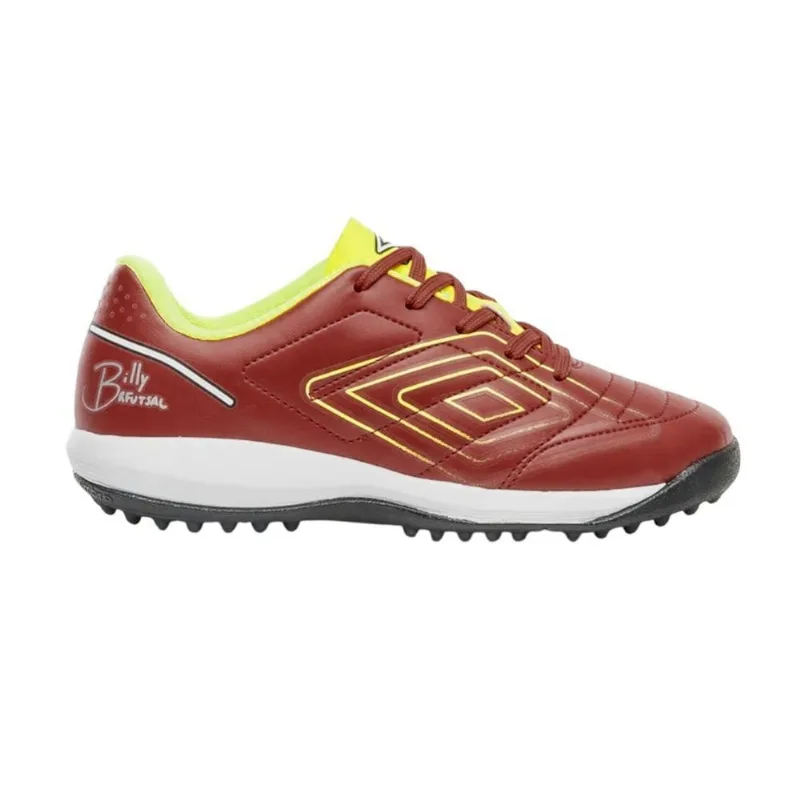 Chuteira Society Umbro Br Futsal Infantil 31 / Vermelho
