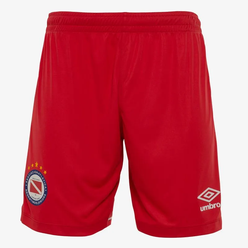SHORTS MASCULINO UMBRO CLUB A.A.A.J. OF.1 2025 - ROJO/BLANCO/AZUL - M