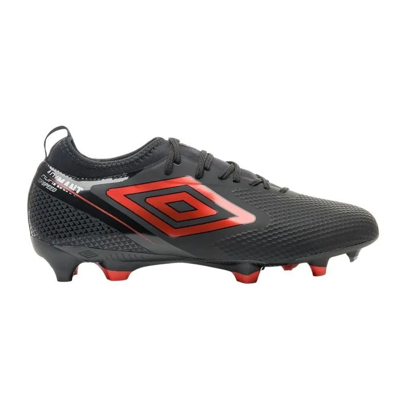 Chuteira Umbro Campo Adamant Top Speed Masc U01FB00225-142 44 / PRETO-VERMELHO