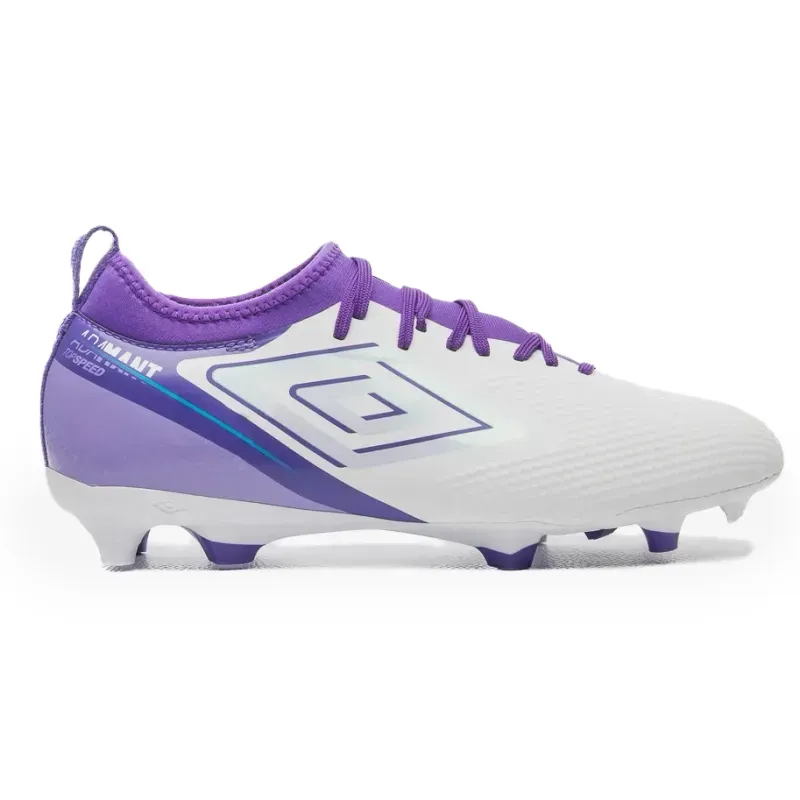 Chuteira Campo Umbro Adamant Top Masculino Roxo BRANCO/ELECTRIC PURPLE - 40