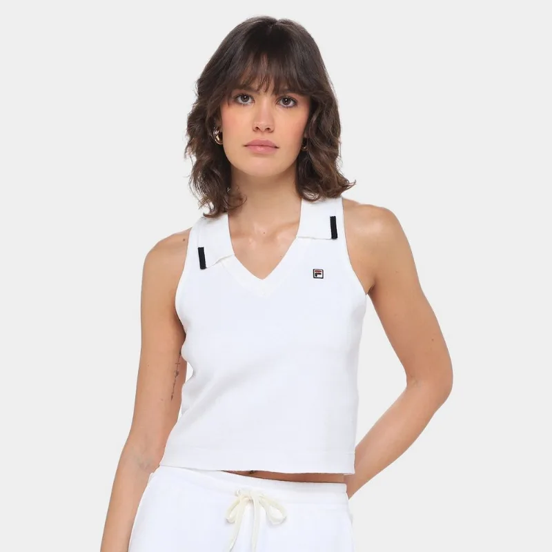 Regata Fila Tricot Sport Club Feminina - Feminino - Branco