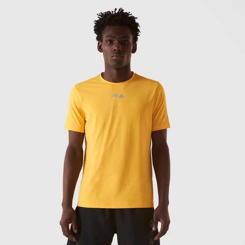 REMERA HOMBRE FILA SUN PROTECT BREEZY - AMARILLO - XL