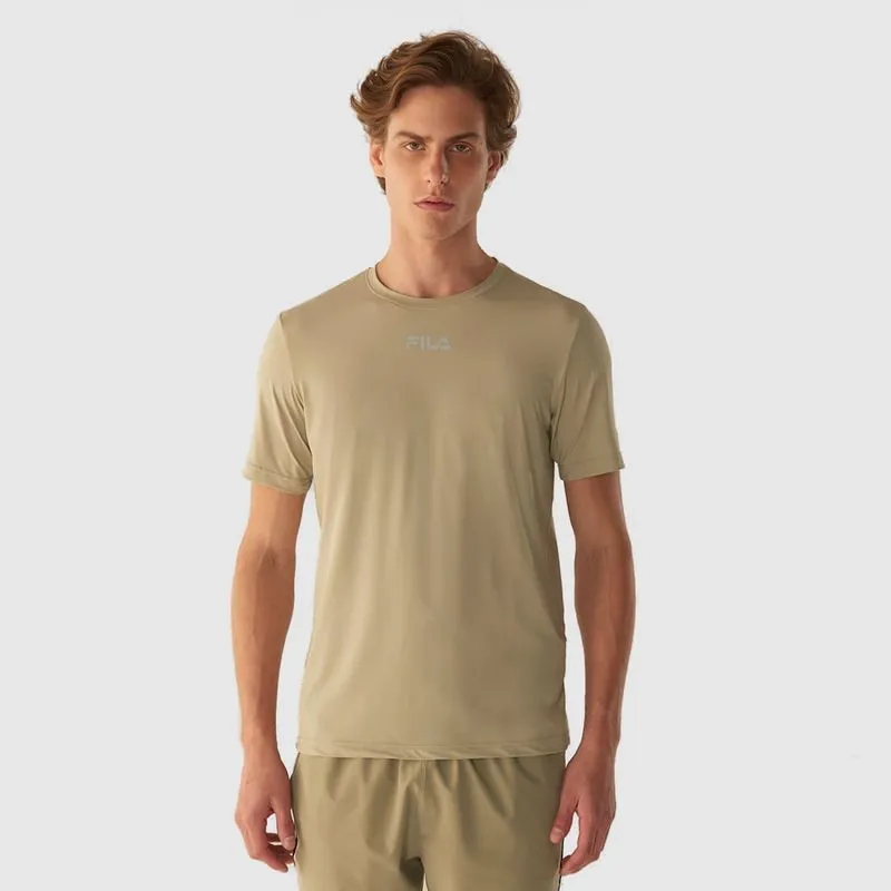 REMERA HOMBRE FILA SUN PROTECT BREEZY REMERA MASCULINA FILA SUN PROTECT BREEZY - CHINOS VERDES - S
