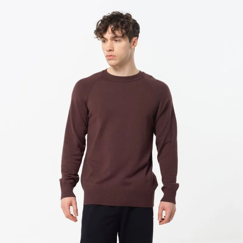 SWEATER HOMBRE FILA COMFORT UC BASIC TRICOT - MARRON - M