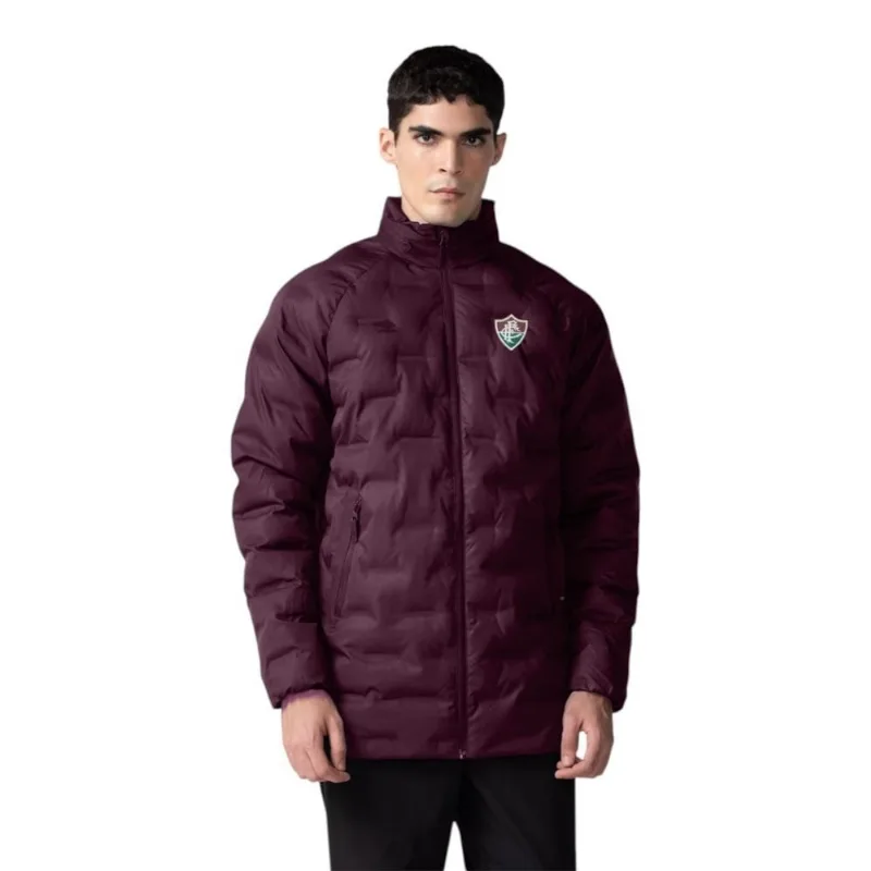 Jaqueta Parka Umbro Fluminense Viagem 2025/26 Masculina M / Bordô