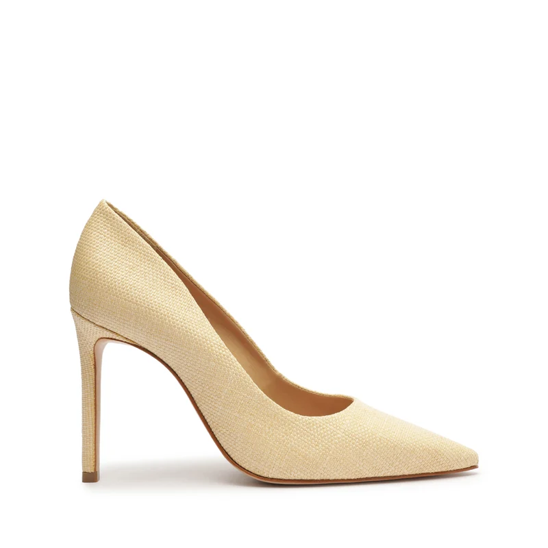 Lou Raffia Pump 5 / Straw / Raffia
