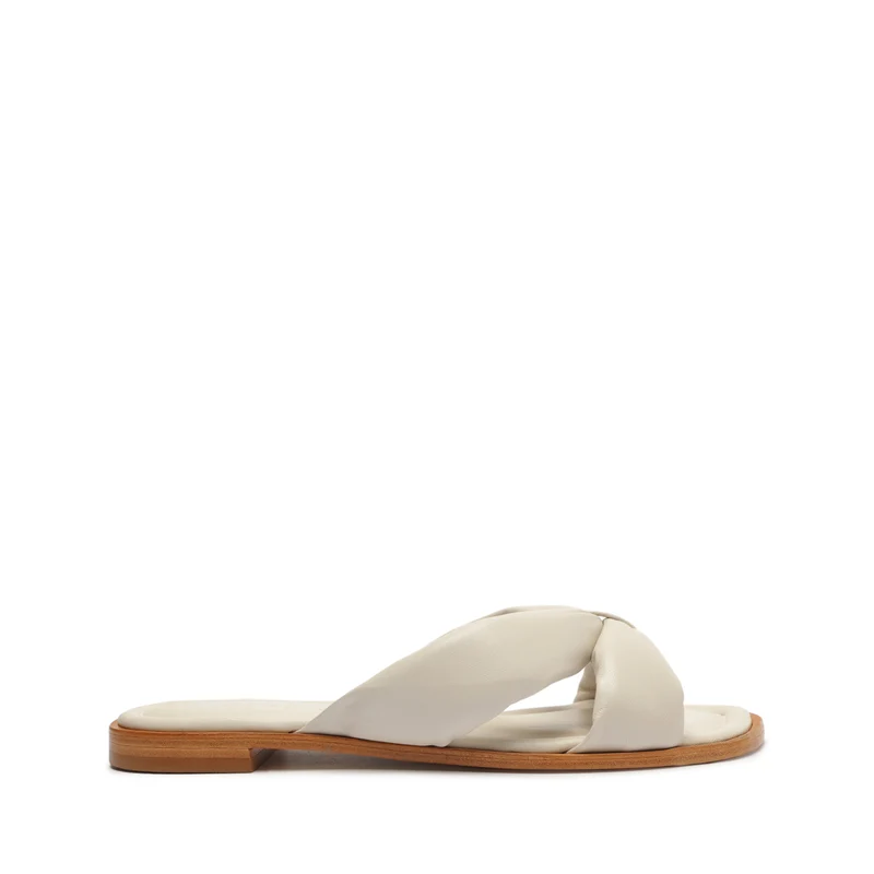 Fairy Leather Sandal 7.5 / Pearl / Leather