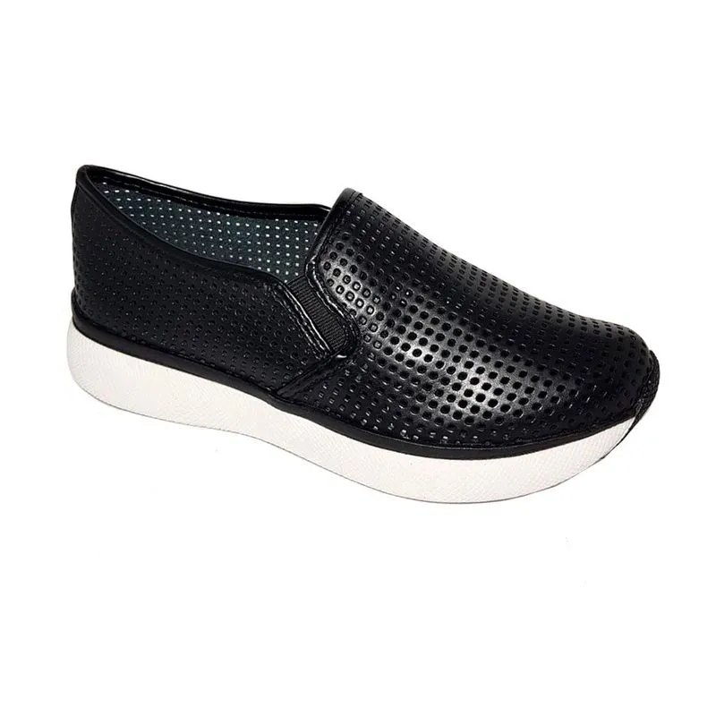 Tenis Feminino Giulia Domna Slip on Vazado Casual Macio 247