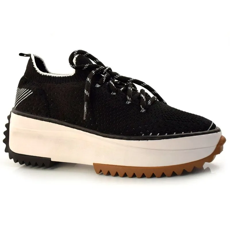 Tênis Casual Flatform Feminino Suzzara Preto 47708 39