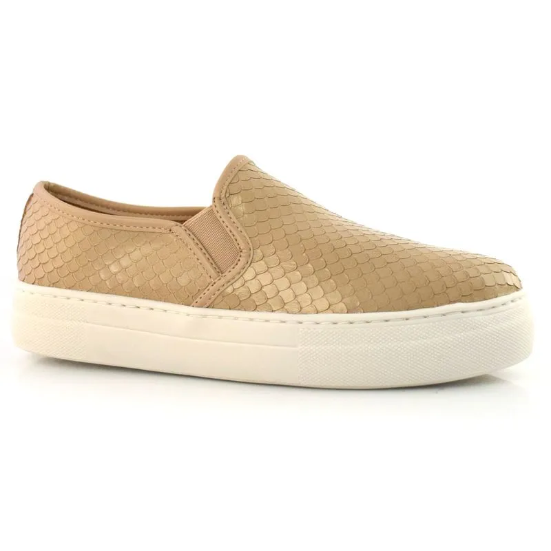 Tênis Slip On Feminino Suzzara Bege 327075 33