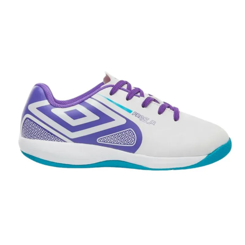 Chuteira Futsal Umbro Pro 5 Jr Infantil Kids 31 / Branco