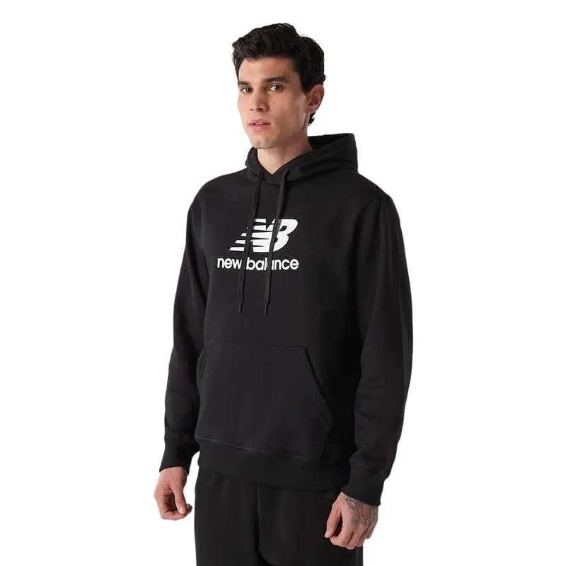 Moletom New Balance Com Capuz Essentials Basic MT31537B-BKK 2GG / PRETO-BRANCO