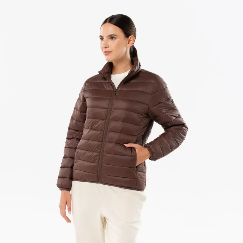 CAMPERA MUJER FILA TOUCH LIGHT - CASTANO OSCURO - 2XL