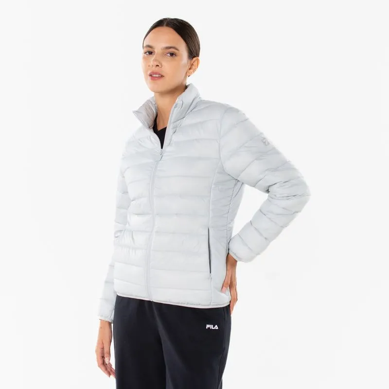 CAMPERA MUJER FILA TOUCH LIGHT - GRIS GLACIAL - 2XL