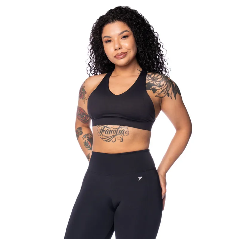 Top Feminino Fila Pocket Life Slim Flow UV50+ Preto - P
