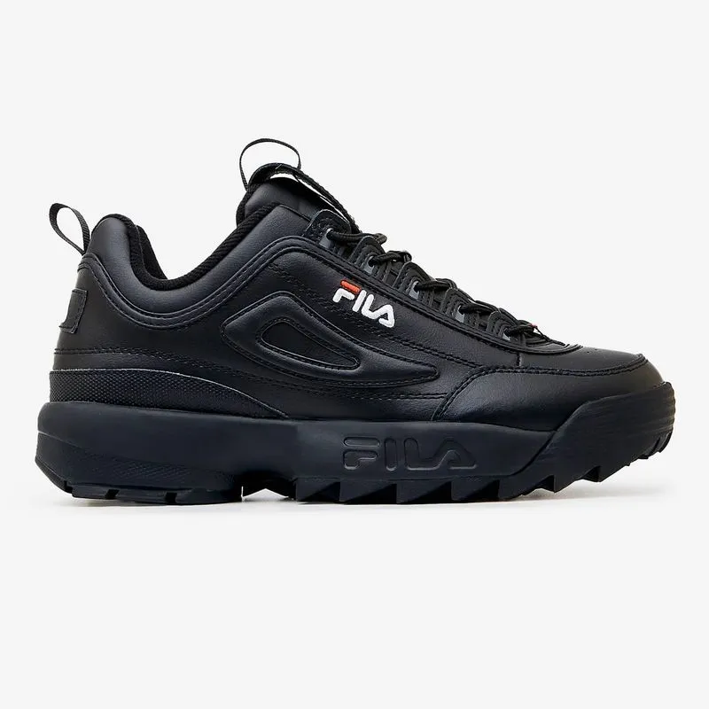 ZAPATILLAS DISRUPTOR II PREMIUM HOMBRE ZAPATILLA FILA DISRUPTOR II PREMIUM HOMBRE - NEGRO/BLANCO/NEGRO - 47