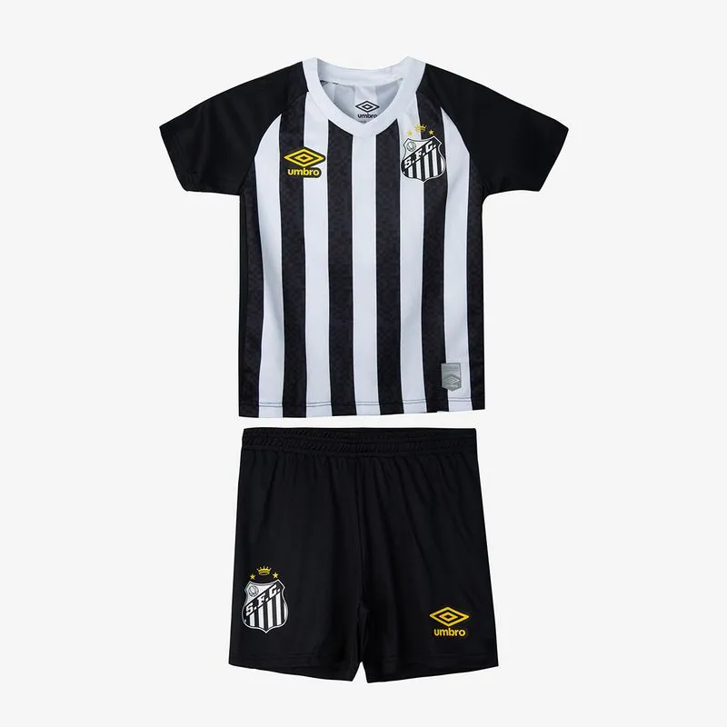 Kit Clube Infantil Umbro Santos Of.2 2025 4
