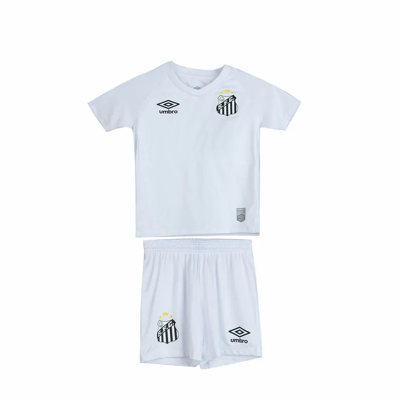 Kit Clube Infantil Umbro Santos Of.1 2025 6M