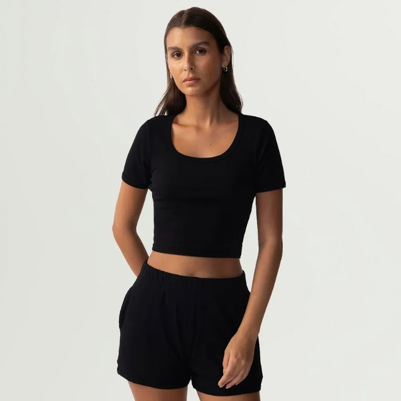 Blusa Fila Cropped Rib Feminina M
