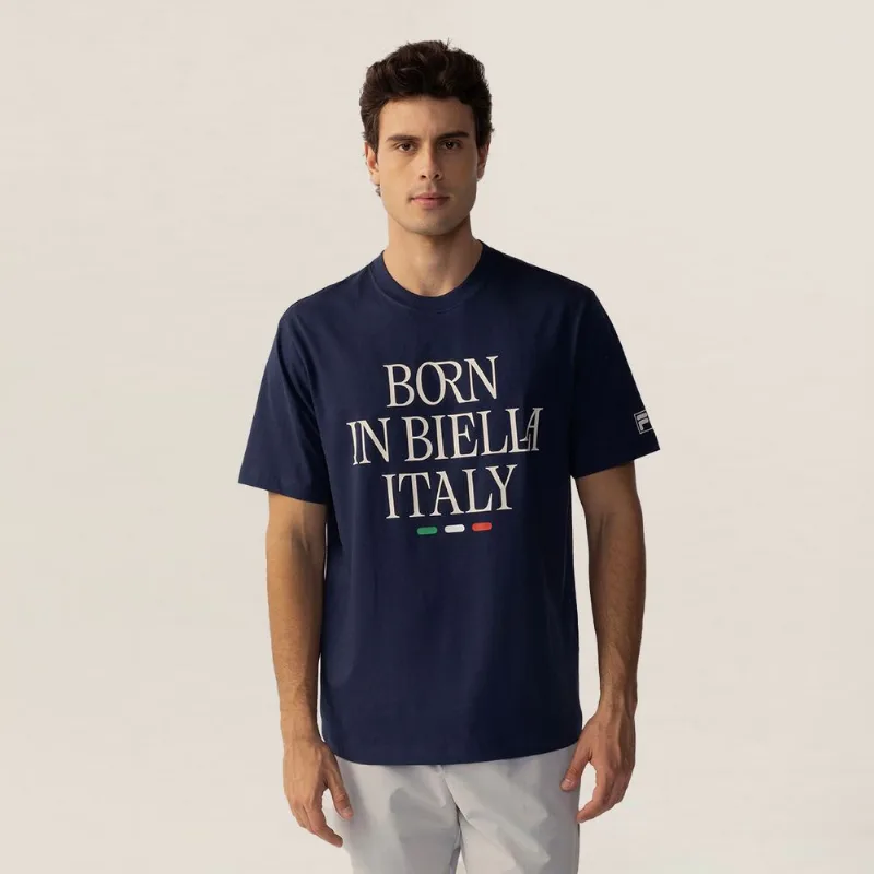 Camiseta Fila Comfort Born In Biella Letter Masculina P