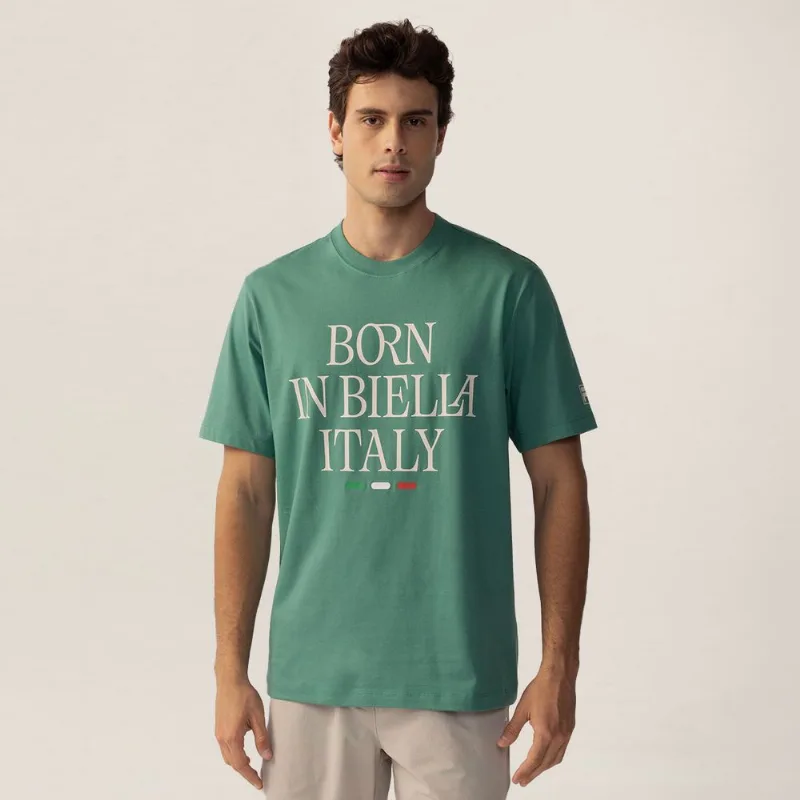 Camiseta Fila Comfort Born In Biella Letter Masculina M