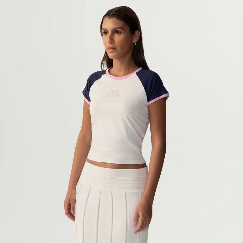 Camiseta Fila Slim Letter Feminina GG
