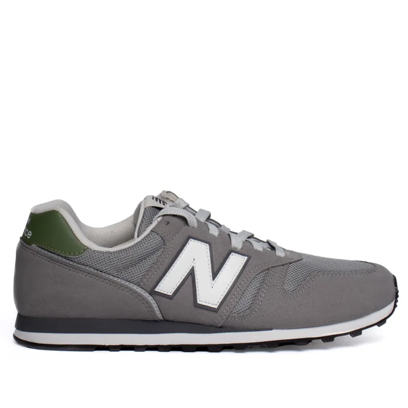 Tênis Masculino New Balance Camurça EVA Cinza/Verde - 43