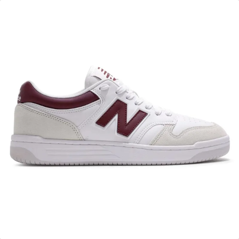 Tênis New Balance 480 Low Masculino 42 / BRANCO E VERMELHO
