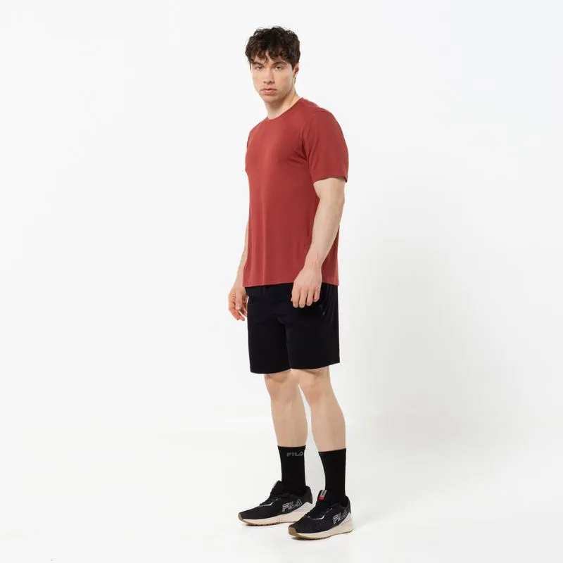REMERA MASCULINA FILA COMFORT SMART COTTON II - OCRE ROJO - M