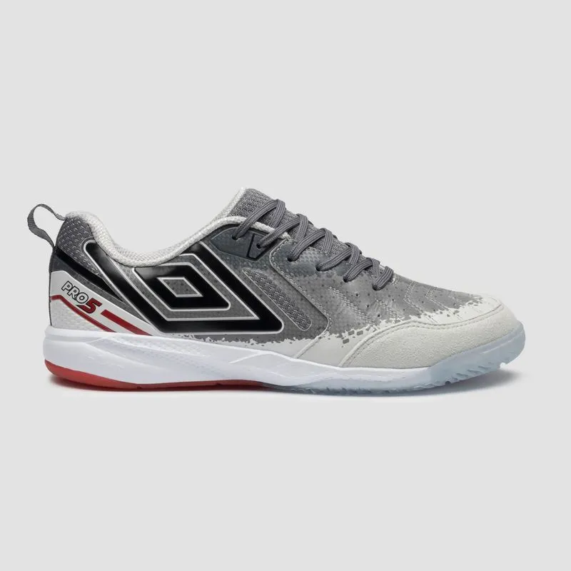 BOTIN SALA UMBRO PRO 5 BUMP II SHARK - BLANCO/GRAFITO/ROJO - 40