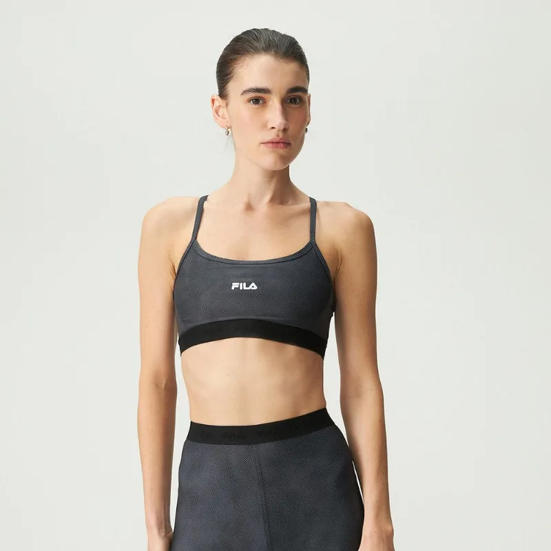 Top Fila Alça Train Elastic V Feminino P
