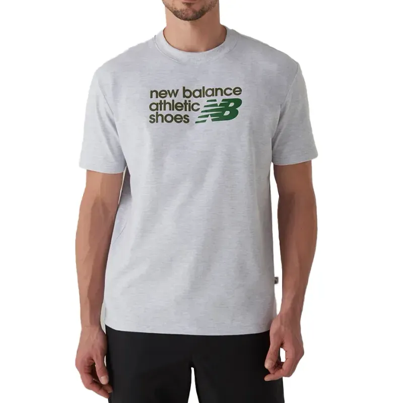 Camiseta Masculina Athletics Relax New Balance Cinza M
