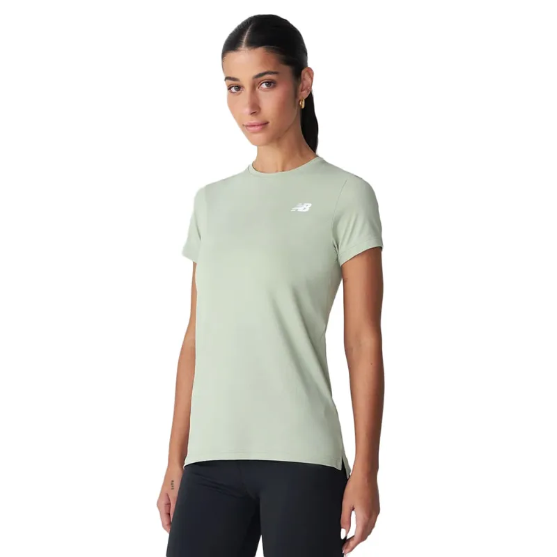Camiseta Feminina New Balance Sport Essentials Verde - GG
