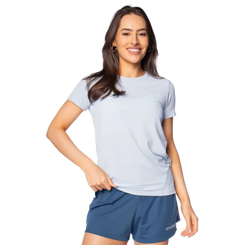 Camiseta Feminina New Balance Sport Essentials Azul - M