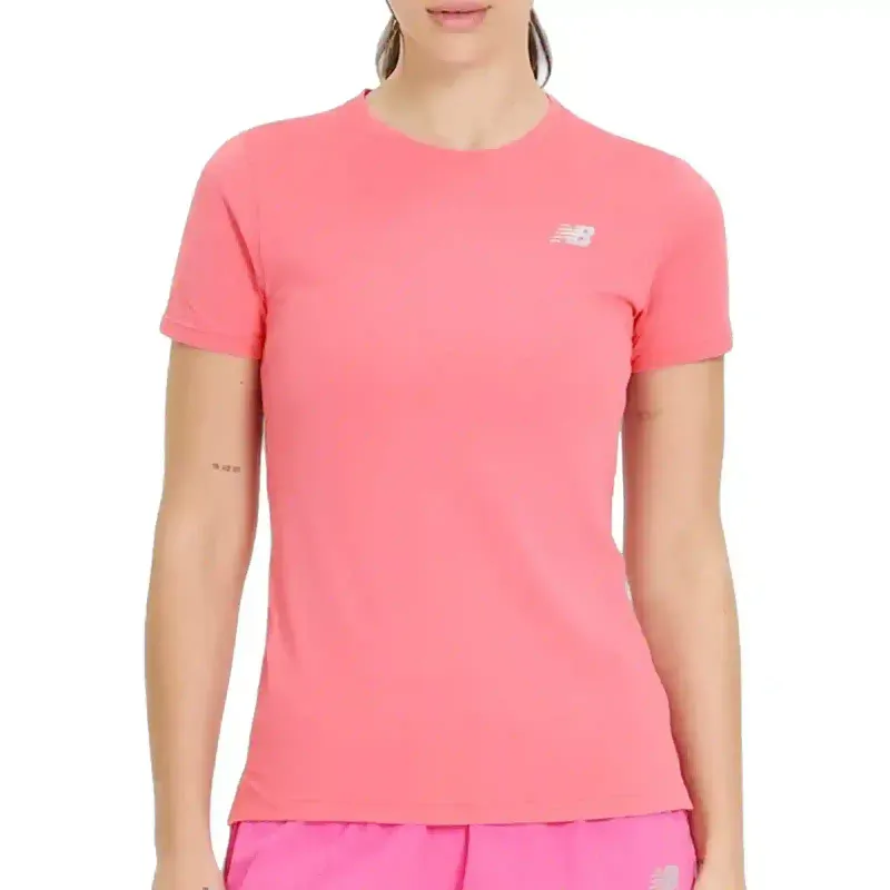Camiseta New Balance Sport Essential Feminina Rosa P