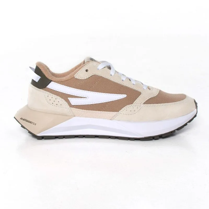 ZAPATILLA FILA RACER ENERGIZED MASCULINO - CREMA IRLANDESA/BLANCO/WHITECAP GRAY - 46