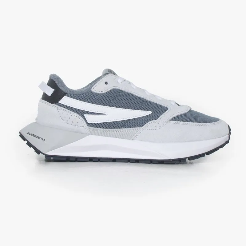 ZAPATILLA FILA RACER ENERGIZED FEMENINO - MONUMENTO/BLANCO/GRIS CLARO - 35