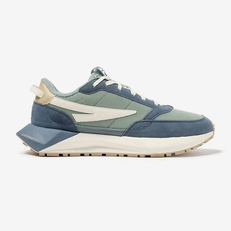 ZAPATILLA FILA RACER ENERGIZED MASCULINO - VERDE/BEIGE/GRIS - 42