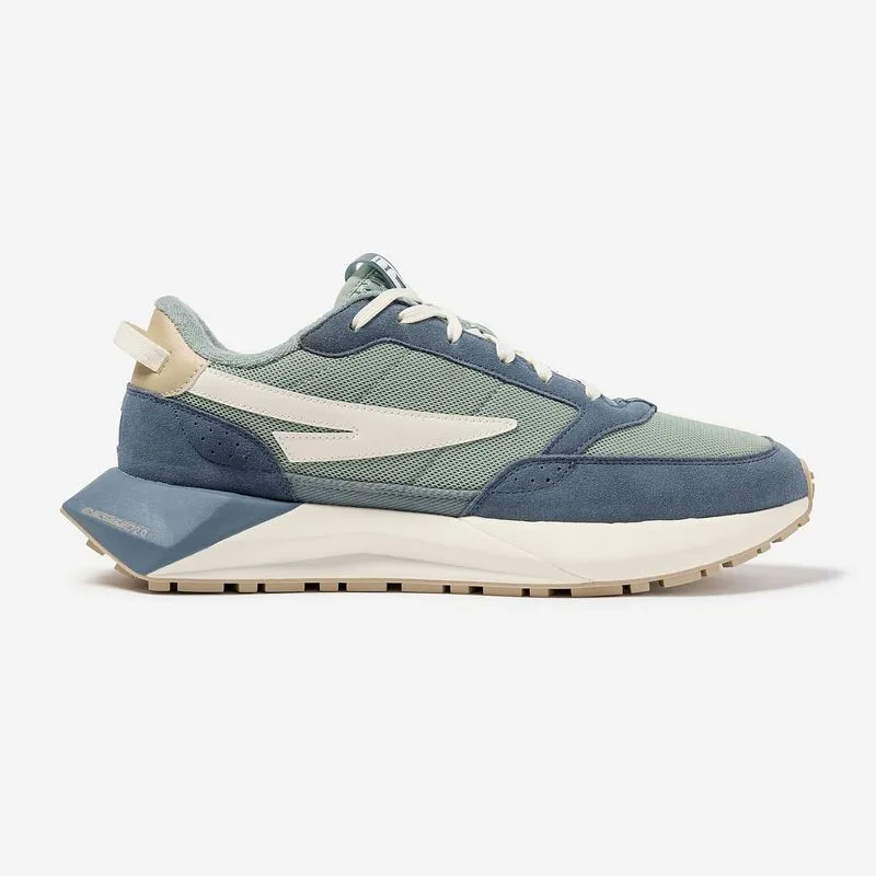 ZAPATILLA FILA RACER ENERGIZED MASCULINO - VERDE/BEIGE/GRIS - 47