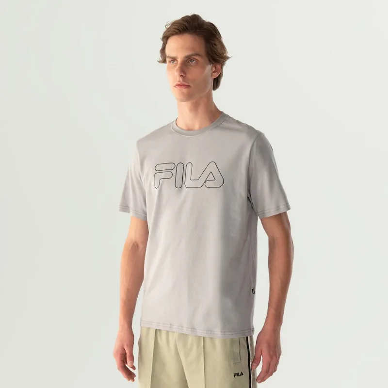 Camiseta Fila Regular Letter Outline Masculina G