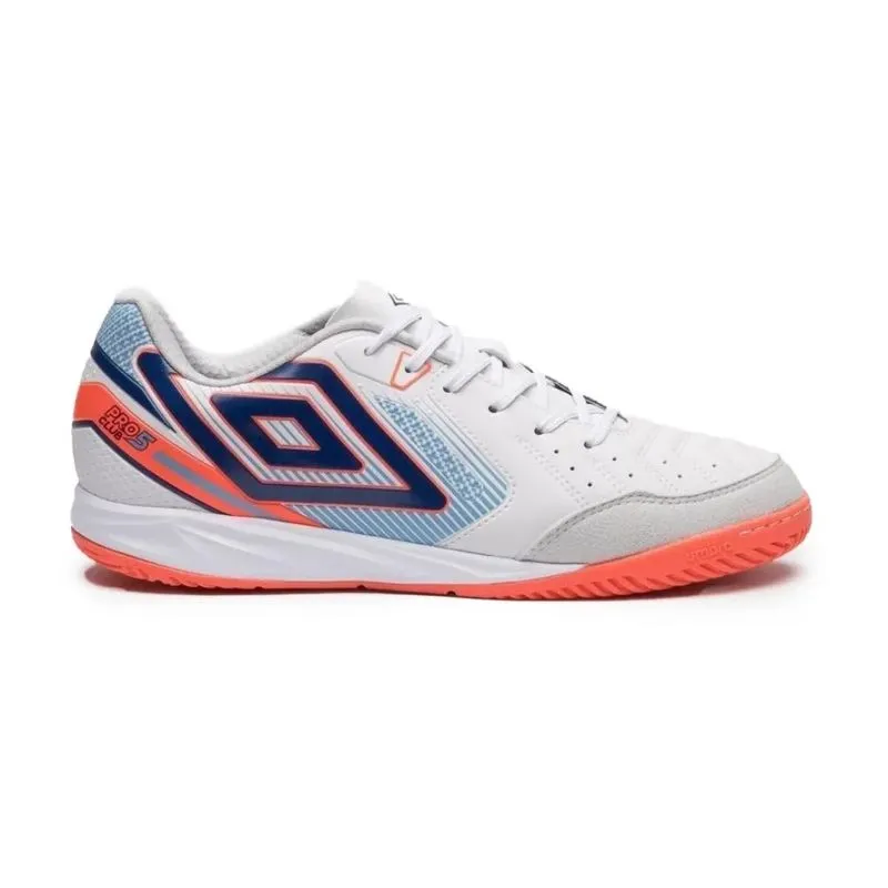 Chuteira Umbro Futsal Pro 5 Bump Club Infantil Branca 32